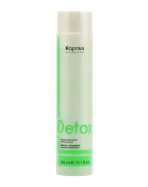 Шампунь для волос с Сельдереем и маслом семени Льна серии "Detox" Kapous, 300 мл