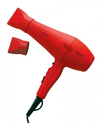 Профессиональный "Turbo 3800ST" красный  фен для укладки волос  Kapous, 1749 фото 1