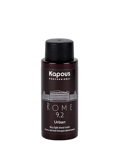 LC 9.2 Рим, Полуперманентный жидкий краситель для волос «Urban» Kapous, 60 мл фото 2
