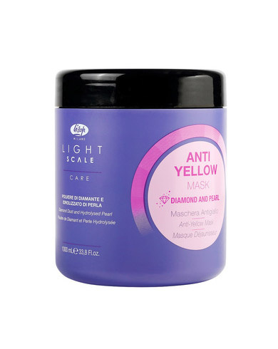 Anti Yellow Маска для осветленных, мелированных и седых волос - “Light Scale Care Mask” 1000 мл фото 1