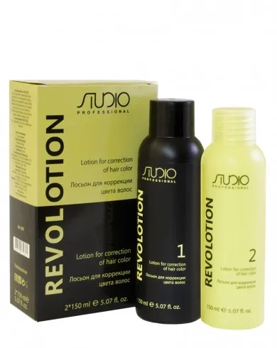 Лосьон для коррекции цвета волос RevoLotion линии Studio Professional 150+150мл фото 1