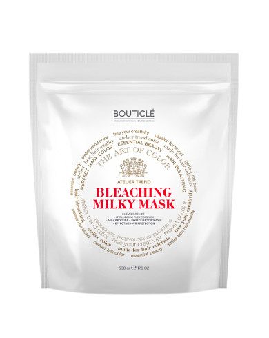  Обесцвечивающая маска для волос "BOUTICLE White Bleaching Hair Mask" 500гр фото 1
