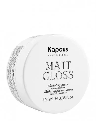 Моделирующая паста  д/волос сильной фиксации Matt Gloss фото 1