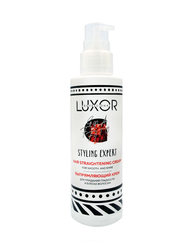 Выпрямляющий крем для придания блеска и гладкости волосам LUXOR Professional –  200 мл фото 1